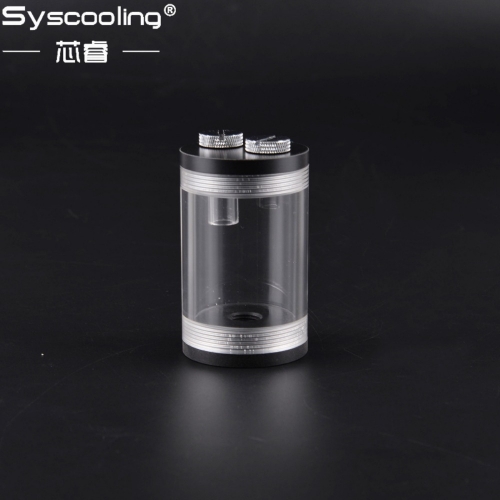 Syscooling New design ART10 65mm*50mm Cylindrical Transparent Acrylic Water Tank