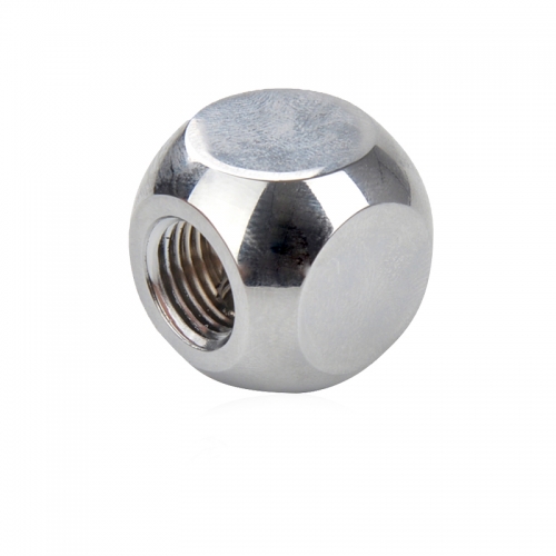 Syscooling water-cooled computer split hard pipe fitting set spherical tee joint g1/4 threaded black and silver