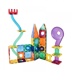 142Pcs Educational Free Play MagneticMarble Run for Kids