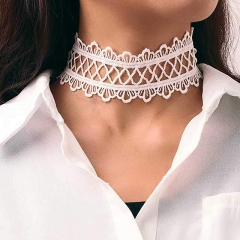 Aetorgc Boho Short Necklace Chain Lace Necklaces Jewelry