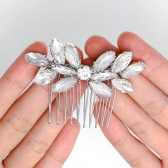 Uranian Wedding Hair Comb Handmade Bride Headpieces Charm Hair Accessories Festival Women Hair Decoration 1PCS