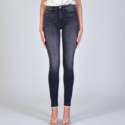 Women skinny gray color jeans