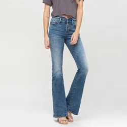 Wide Leg Flare Women Jeans