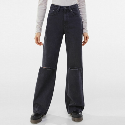 Wide Leg Straight Women Jeans