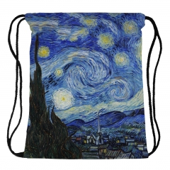 Drawstring bag Blue village
