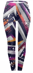 leggings  graffti splatter