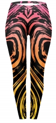 leggings fire marble