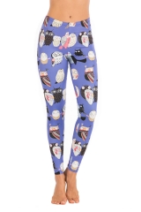 3D print leggings owl pastel