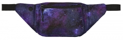 Patch pockets waist bag  galaxy