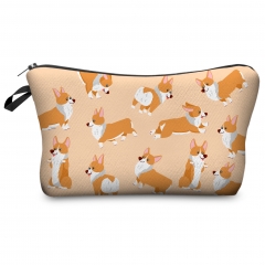 Makeup bag corgi tricks