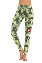 3D print leggings i love dog camo