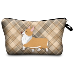 Makeup bag corgi elgant