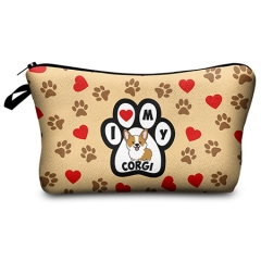 Makeup bag love my corgi