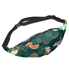 Belt bag tropical funny sloths