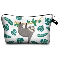 Makeup bag tropical sloth