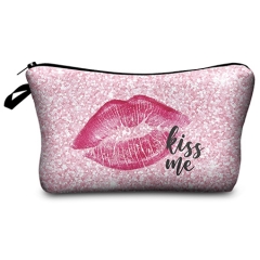 Makeup bag kiss me glitter