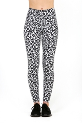 regular leggings Leopard White