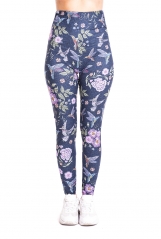 High waist leggings humming bird jeans