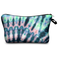 Cosmetic case cyan sur