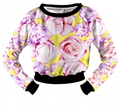 sweatshirt summer roses