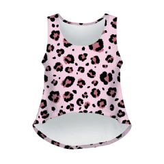 new top Leopard Pink