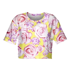 crop top summer roses