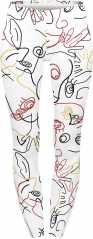 leggings abstract lines