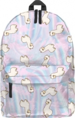 school bag in the clouds