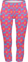 Capri leggings bright poppies