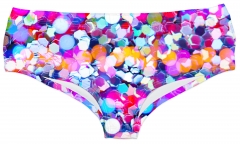 Women panties glitter round dot