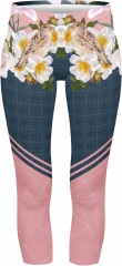 Capri leggings chinese rose