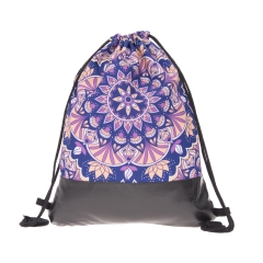 BACKPACK mandala purple flower