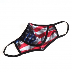 mask American flag