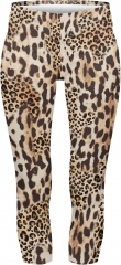 Capri leggings leopard print