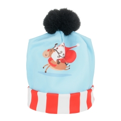 Beanie pompon SANTA CLAUS REINDEER RIDE