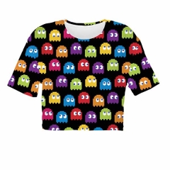 Crop T-shirt PIXEL CHOST