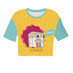 Crop T-shirt INSTA CHEESE