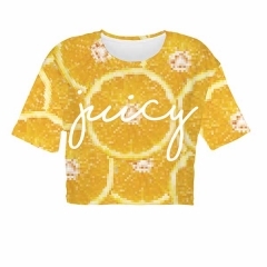 Crop T-shirt JUICY PIXEL