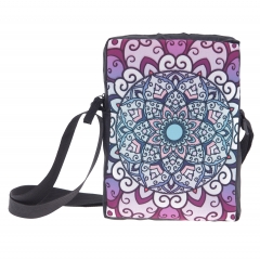 City bag mandala purple ombre