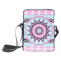 City bag mandala pink aztec