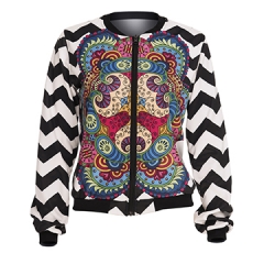 Momber jacket MANDALA COLORFULL ZIGZAG