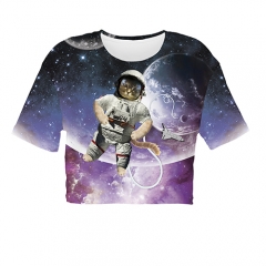 Crop T-shirt ASTROCAT