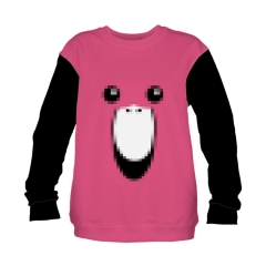 Sweashirt pixel flamingo