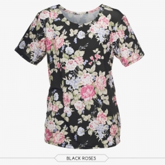 T-shirt BLACK ROSES