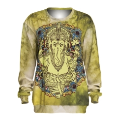 Sweashirt   mandala elephant dye