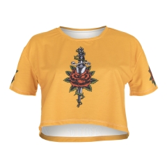 Crop T-shirt LRANGE TATTOO