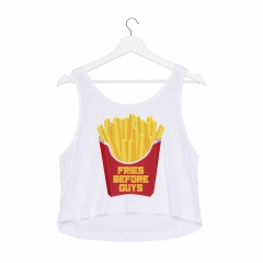 新白色背心薯条fries before guys new