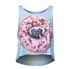 New top pug in donut