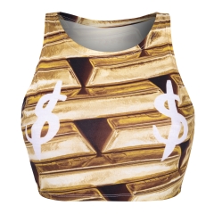 Crop top GOLD BAR