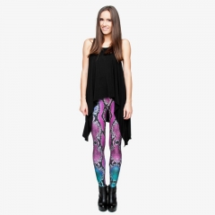 leggings pink snake